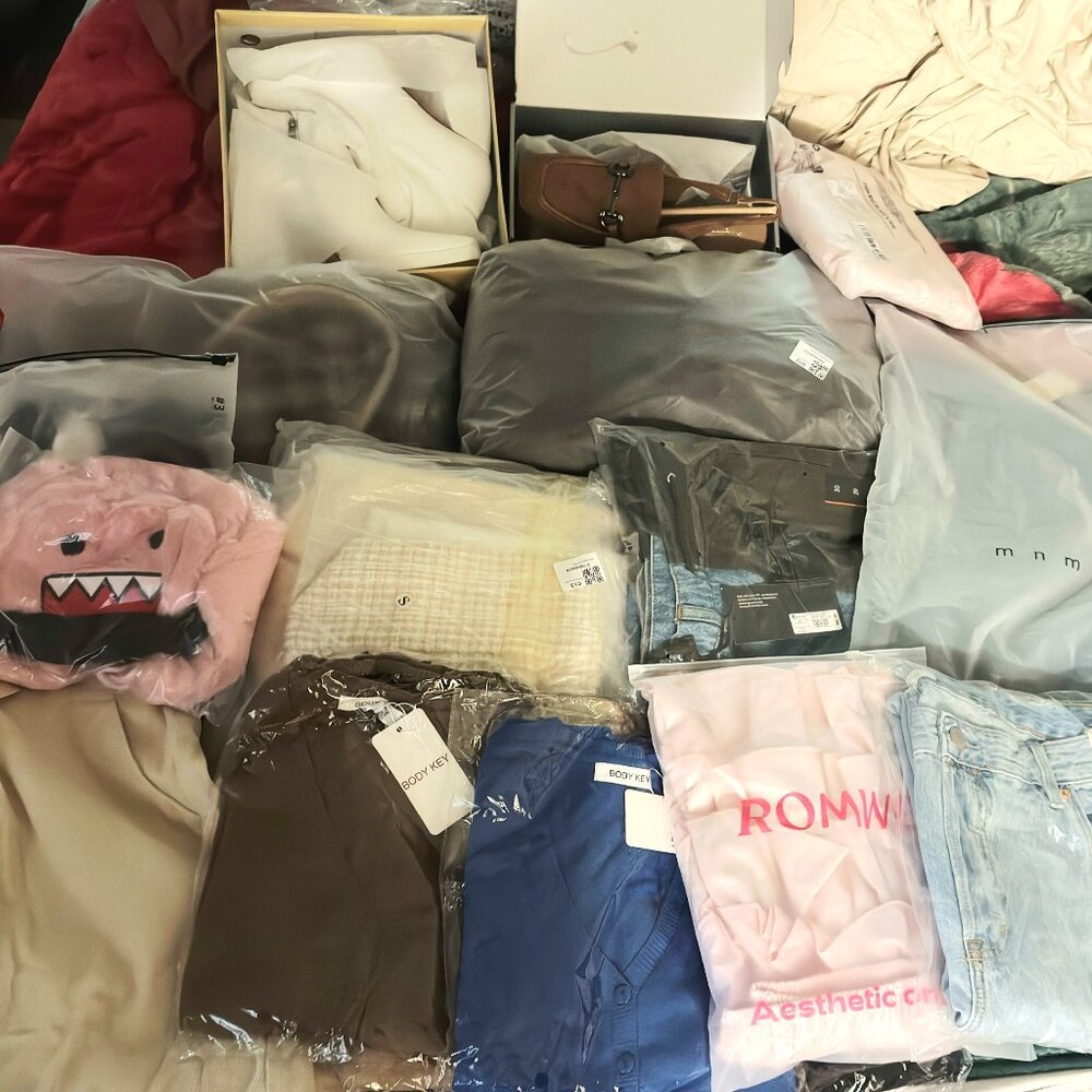 brand new everything, dresses coats pants shirts shoes coats all have tags